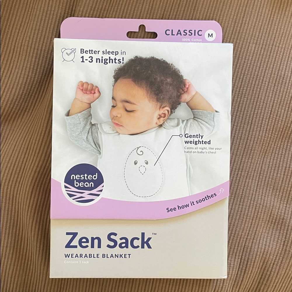 Zen Sack Wearable Blanket - Classic White